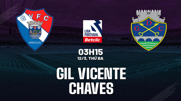 Gil Vicente vs Chaves 3h15 ngày 12/3 (VĐQG Bồ Đào Nha 2023/24) Sau mùa giải 2021/22 thăng hoa bất ngờ với vị trí thứ 5 chung cuộc và được dự các cúp châu Âu, Gil Vicente sớm trở lại đúng hình hài đích thực: một CLB trung bình của giải VĐQG Bồ Đào Nha. Mùa trước họ chỉ đứng hạng 13/18 đội chung cuộc và mùa này kết quả chung cuộc có lẽ cũng chẳng khá khẩm hơn. Hãy đến Hi88 thể thao trực tuyến để biết thêm thông tin nhé .